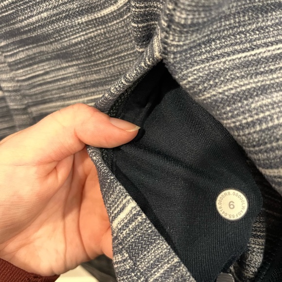 LULULEMON DEFINE ZIP UP HOODIE in Mini Space dye - size 6 NWOT - Picture 4 of 5
